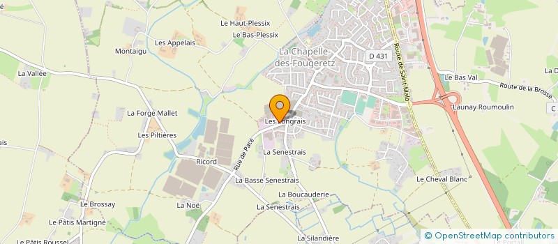 localisation de l'entreprise ALU RENNAIS  LA CHAPELLE-DES-FOUGERETZ