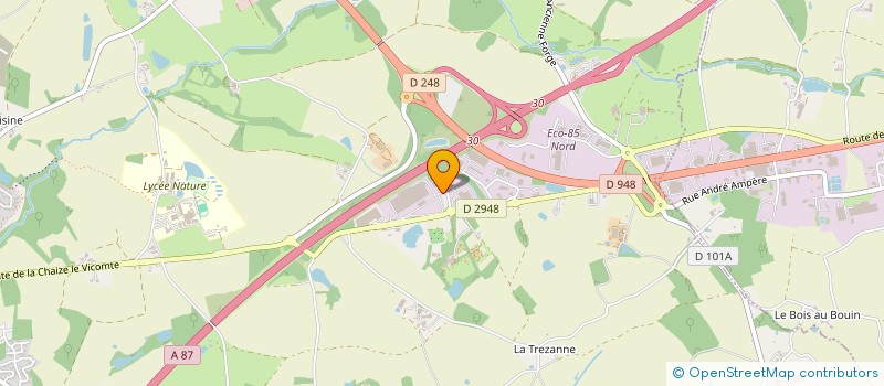 localisation de l'entreprise ALU RIDEAU à LA ROCHE-SUR-YON