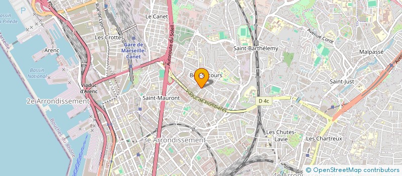 localisation de l'entreprise ALU SB CONCEPT à MARSEILLE
