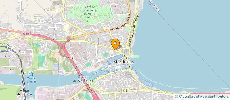 localisation de l'entreprise ALU SERVICE à MARTIGUES