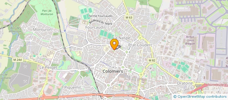 localisation de l'entreprise ALU SERVICE MORENO à COLOMIERS
