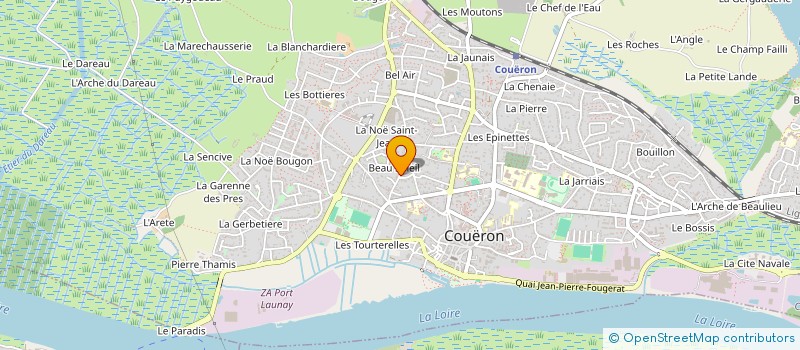 localisation de l'entreprise ALU SERVICES à COUERON