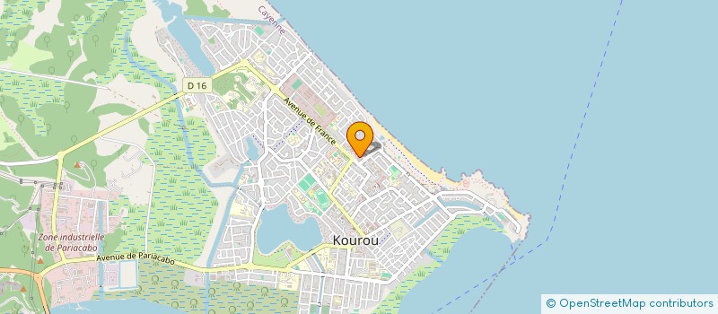 localisation de l'entreprise ALU-SOLUTIONS à KOUROU