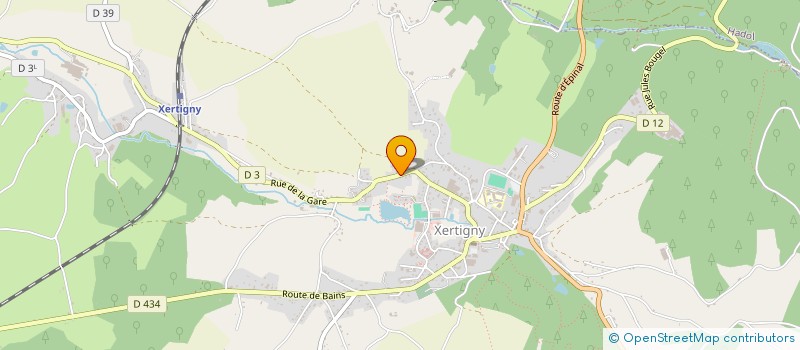 localisation de l'entreprise ALU-STYL à XERTIGNY