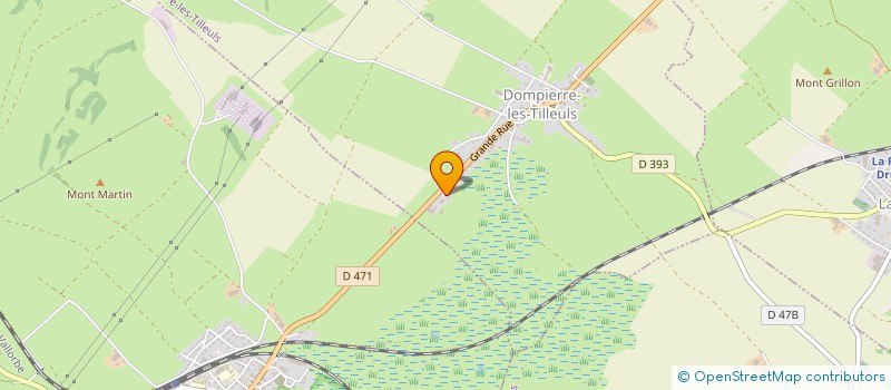 localisation de l'entreprise ALU TECHNIC MENUISERIE-ATM  DOMPIERRE-LES-TILLEULS