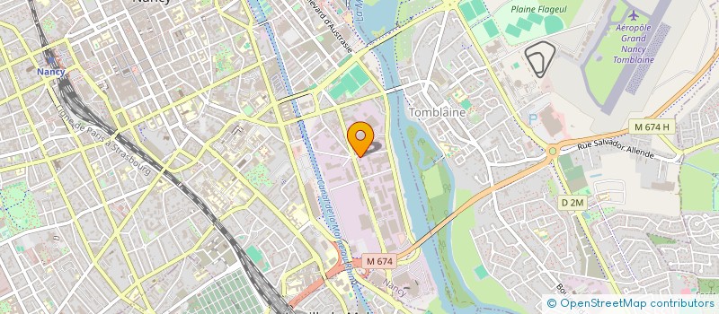 localisation de l'entreprise ALU TECHNOLOGIE SERVICES  NANCY