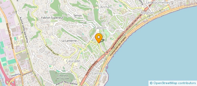 localisation de l'entreprise ALU TONON CONCEPT à NICE