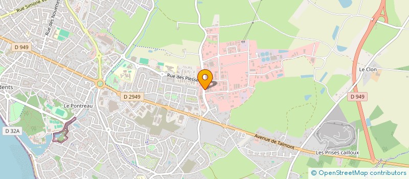 localisation de l'entreprise ALU WATT  LES SABLES-D'OLONNE