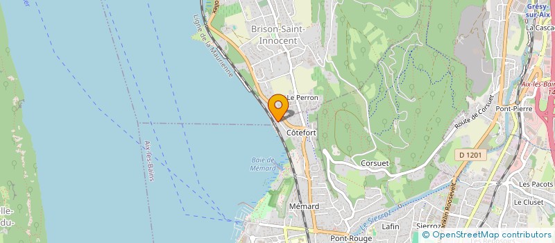 localisation de l'entreprise ALUANI 73  BRISON-SAINT-INNOCENT