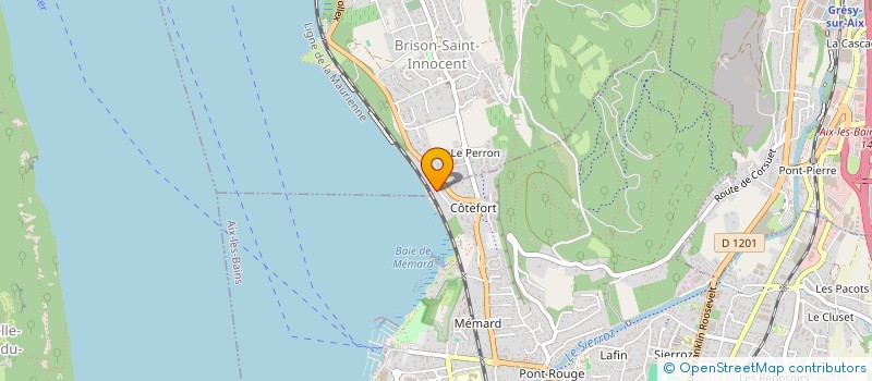 localisation de l'entreprise ALUANI 74  BRISON-SAINT-INNOCENT