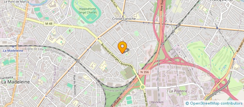 localisation de l'entreprise ALUCIVER à MARCQ-EN-BARŒUL
