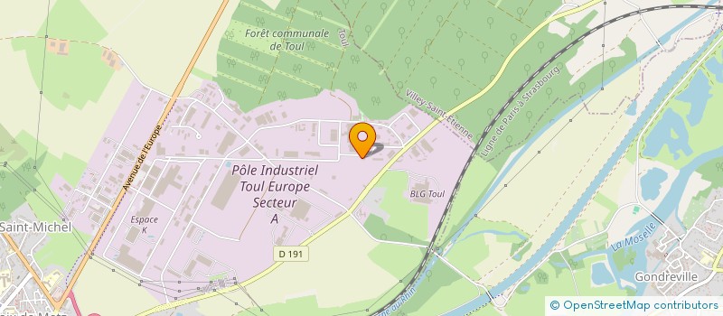 localisation de l'entreprise ALUCOLOR  TOUL