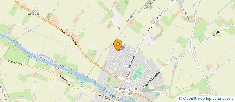 localisation de l'entreprise ALUCONTOUR  QUESNOY-SUR-DEULE