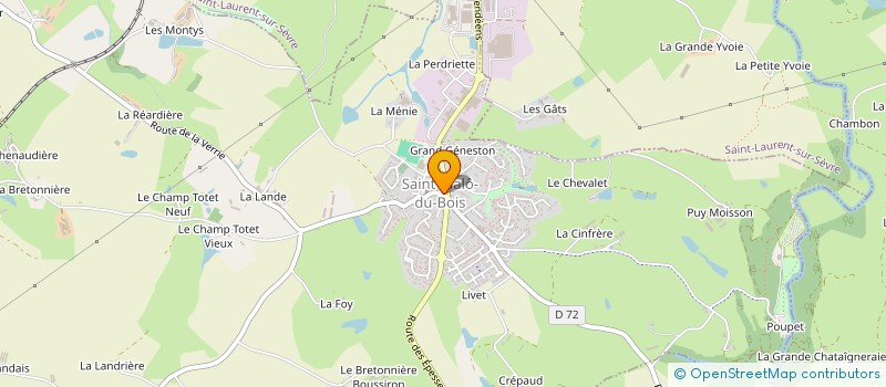 localisation de l'entreprise ALUDELI  SAINT-MALO-DU-BOIS