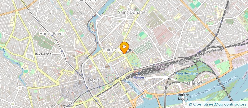 localisation de l'entreprise ALUDEO à NANTES