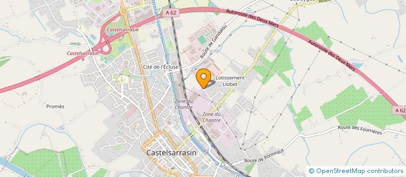 localisation de l'entreprise ALUDIUM FRANCE à CASTELSARRASIN