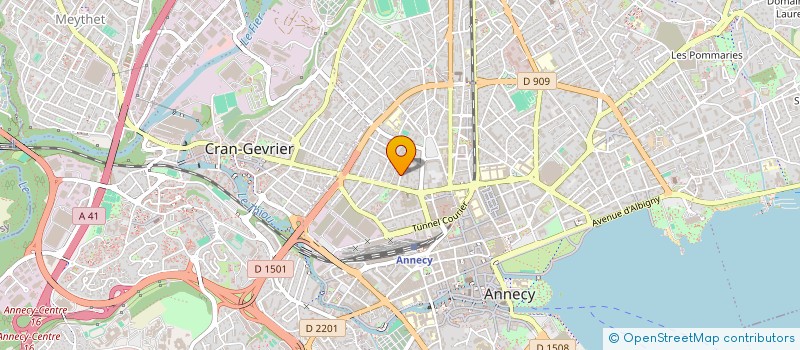localisation de l'entreprise ALUFRANCE SERVICES à ANNECY