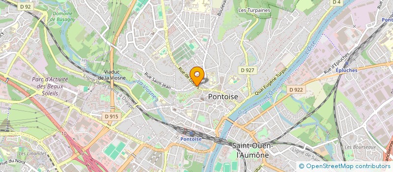 localisation de l'entreprise ALUGA  PONTOISE