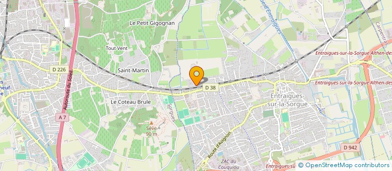 localisation de l'entreprise ALUIGI  LE PONTET