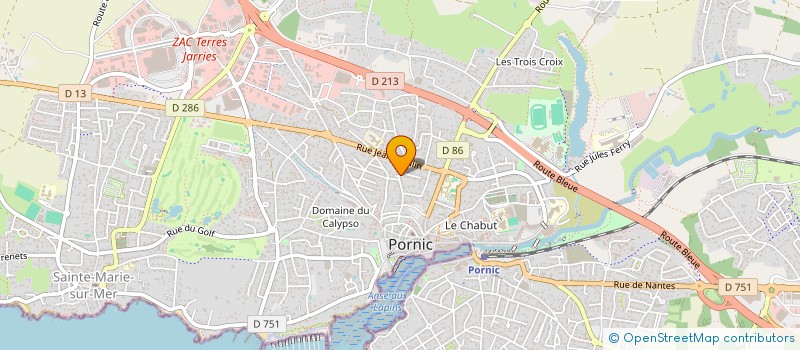 localisation de l'entreprise ALULA à PORNIC