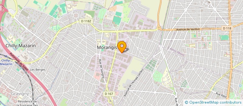 localisation de l'entreprise ALULOC SERVICES à MORANGIS