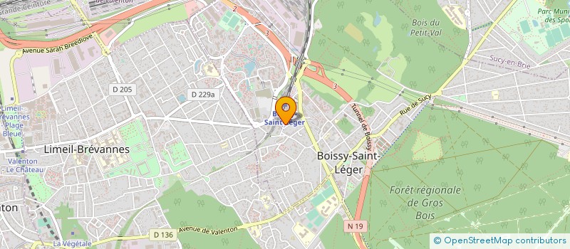localisation de l'entreprise ALUMAT à BOISSY-SAINT-LEGER