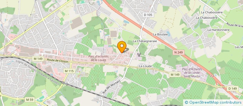 localisation de l'entreprise ALUMATIC à HAUTE-GOULAINE