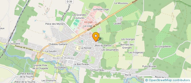localisation de l'entreprise ALUMI à AZAY-LE-RIDEAU