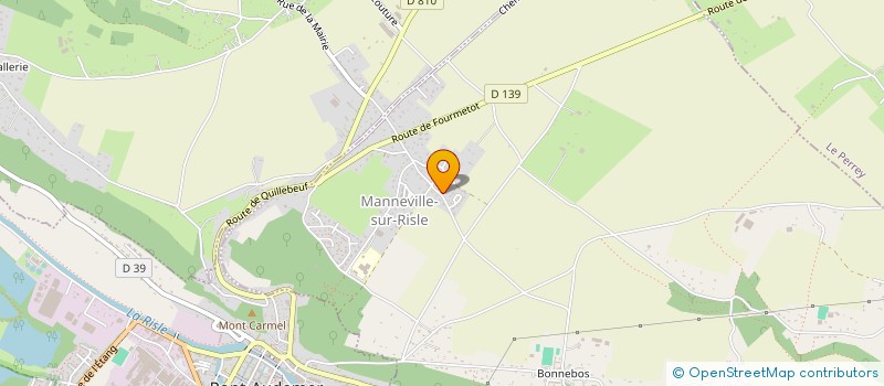 localisation de l'entreprise ALUMILUX  MANNEVILLE-SUR-RISLE