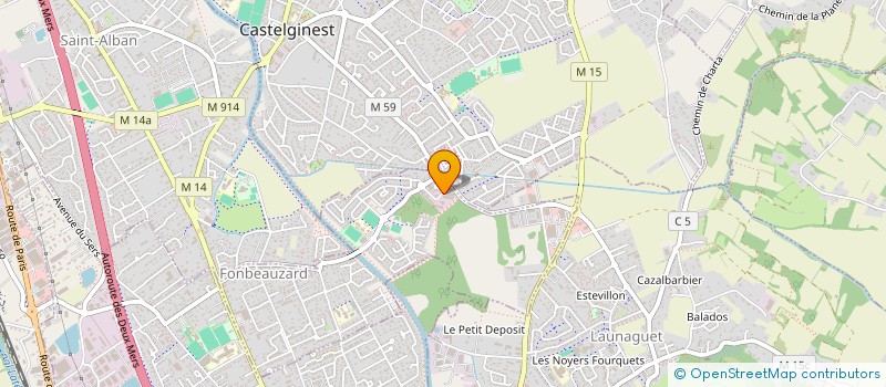 localisation de l'entreprise ALUMINIUM 4 SAISONS  FONBEAUZARD