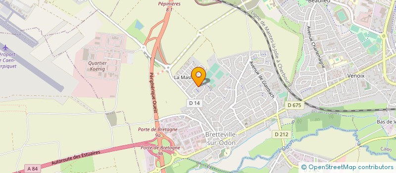 localisation de l'entreprise ALUMINIUM DE NORMANDIE à BRETTEVILLE-SUR-ODON