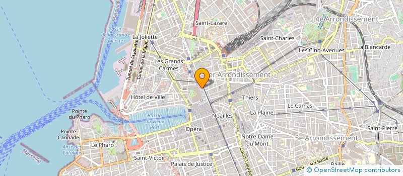 localisation de l'entreprise ALUMINIUM MIROITERIE SERVICE à MARSEILLE