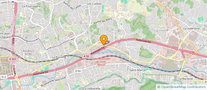 localisation de l'entreprise ALUMINIUM POOL CONCEPT à MARSEILLE