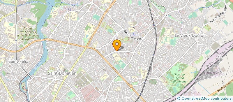 localisation de l'entreprise ALUMINIUM VITRES RENOVATION à NANTES