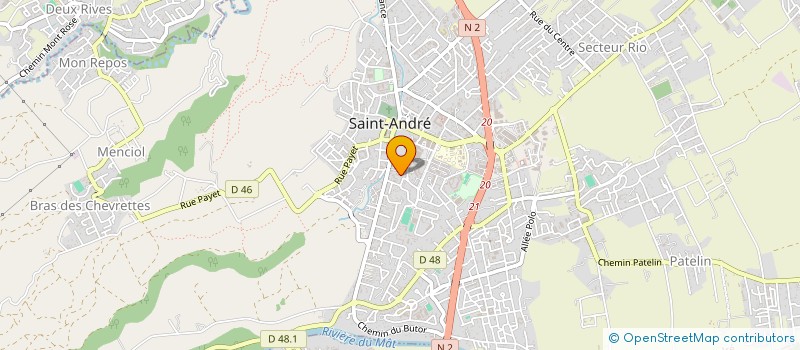 localisation de l'entreprise ALUMNI COLLEGE SAINTE-GENEVIEVE  SAINT-ANDRE