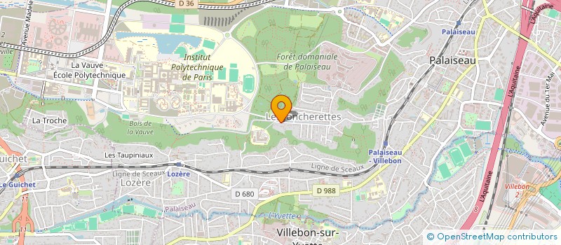localisation de l'entreprise ALUMNI ONERA  PALAISEAU