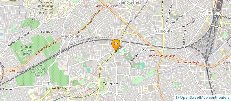 localisation de l'entreprise ALUNA  TALENCE