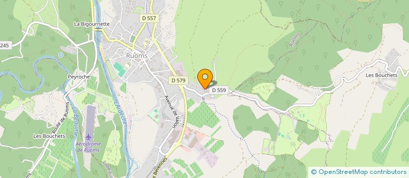 localisation de l'entreprise ALUNA VACANCES à RUOMS