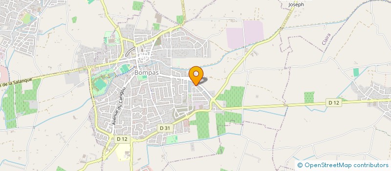 localisation de l'entreprise ALUNEA  BOMPAS