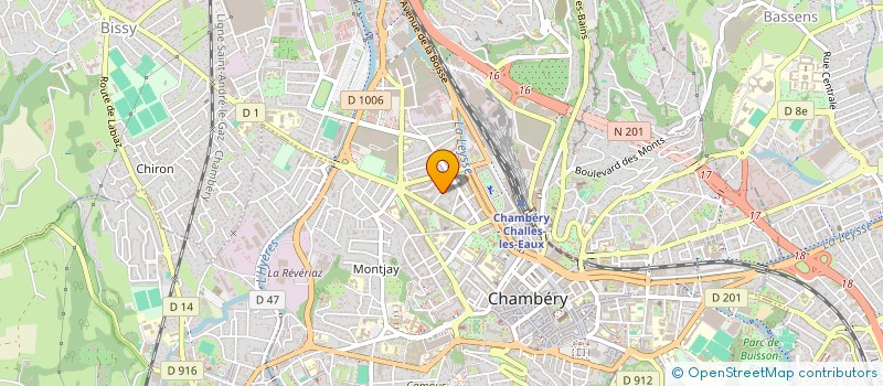 localisation de l'entreprise ALUNI PATRIMOINE à CHAMBERY