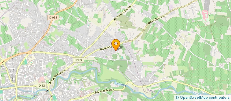 localisation de l'entreprise ALUNO  CARPENTRAS