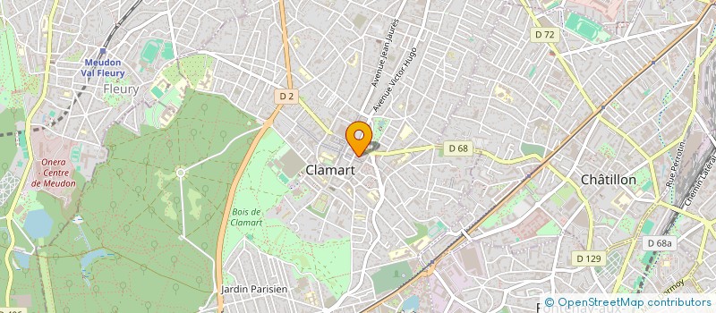 localisation de l'entreprise ALUNORME à CLAMART