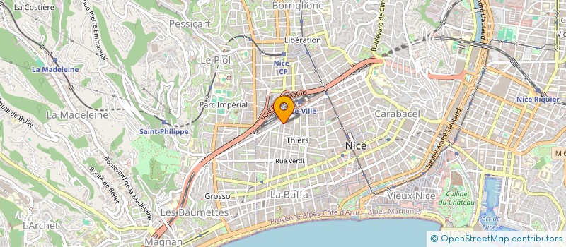 localisation de l'entreprise ALUPLAST à NICE
