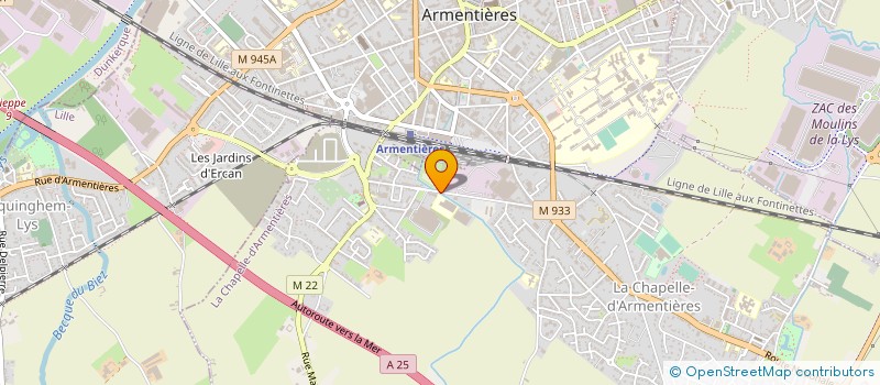 localisation de l'entreprise ALUPLASTIC SA à LA CHAPELLE-D'ARMENTIERES