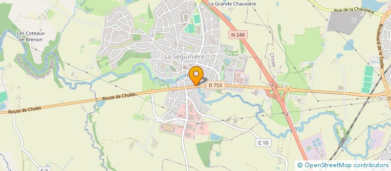 localisation de l'entreprise ALUR  LA SEGUINIERE