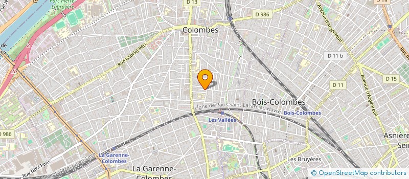 localisation de l'entreprise ALURA à COLOMBES