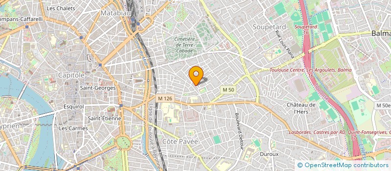 localisation de l'entreprise ALURE COMMUNICATION  TOULOUSE