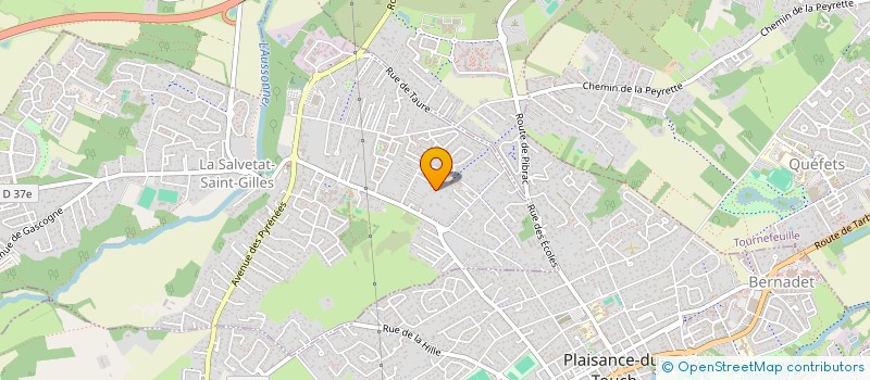 localisation de l'entreprise ALURE IMMO  LA SALVETAT-SAINT-GILLES