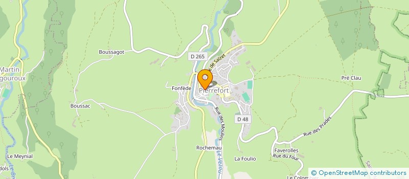 localisation de l'entreprise ALURIEL2N à PIERREFORT
