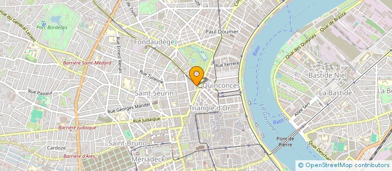 localisation de l'entreprise ALURP à BORDEAUX